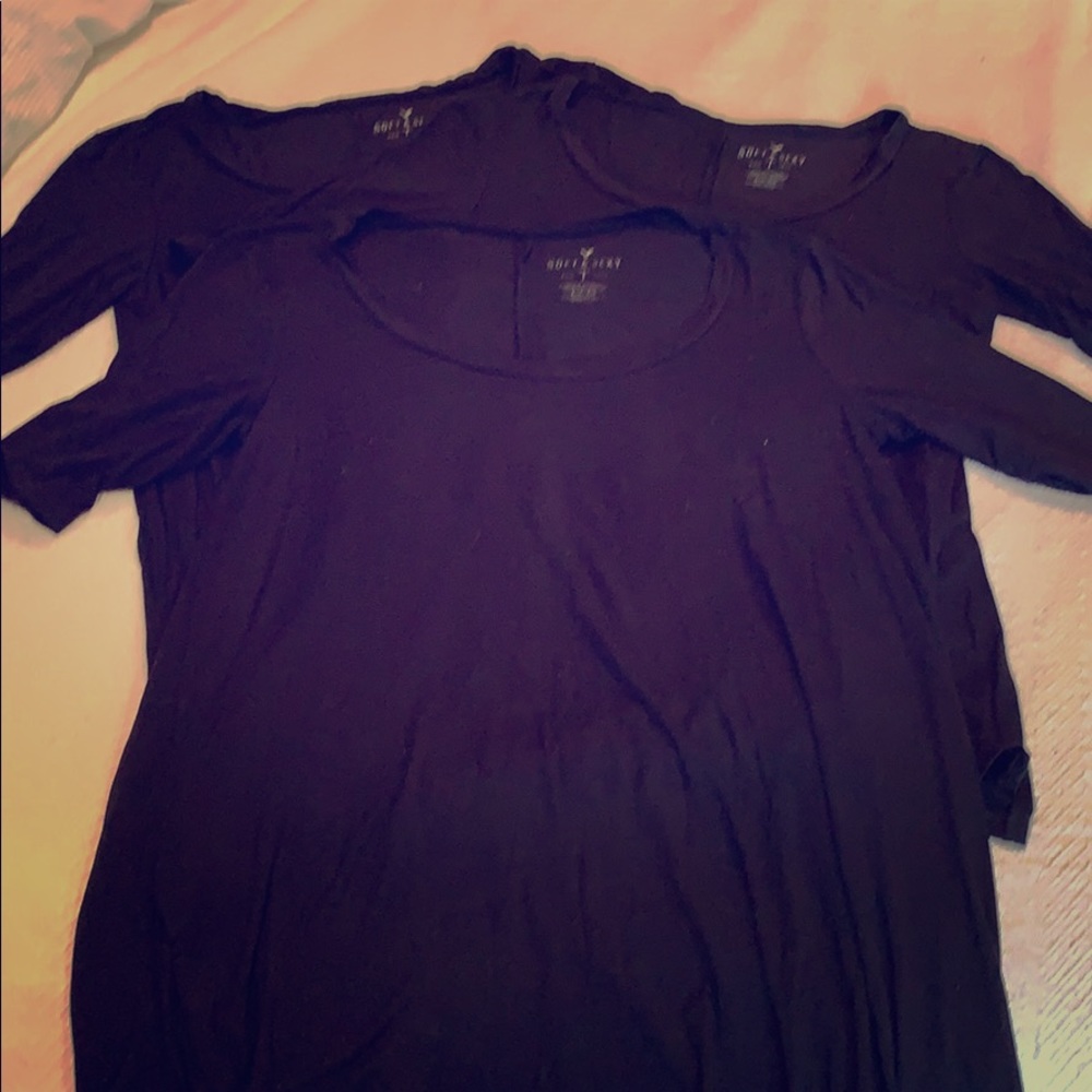 Soft And Sexy 1/4 Sleeve Flowing Shirts